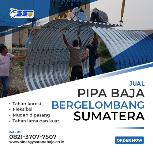 jual pipa baja bergelombang sumatera