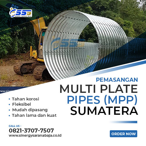 pemasangan multi plate pipes sumatera