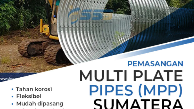 pemasangan multi plate pipes sumatera